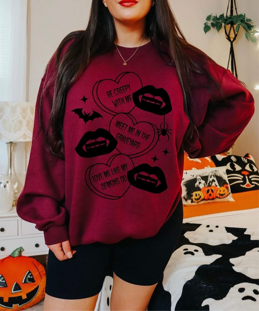 Be creepy with me