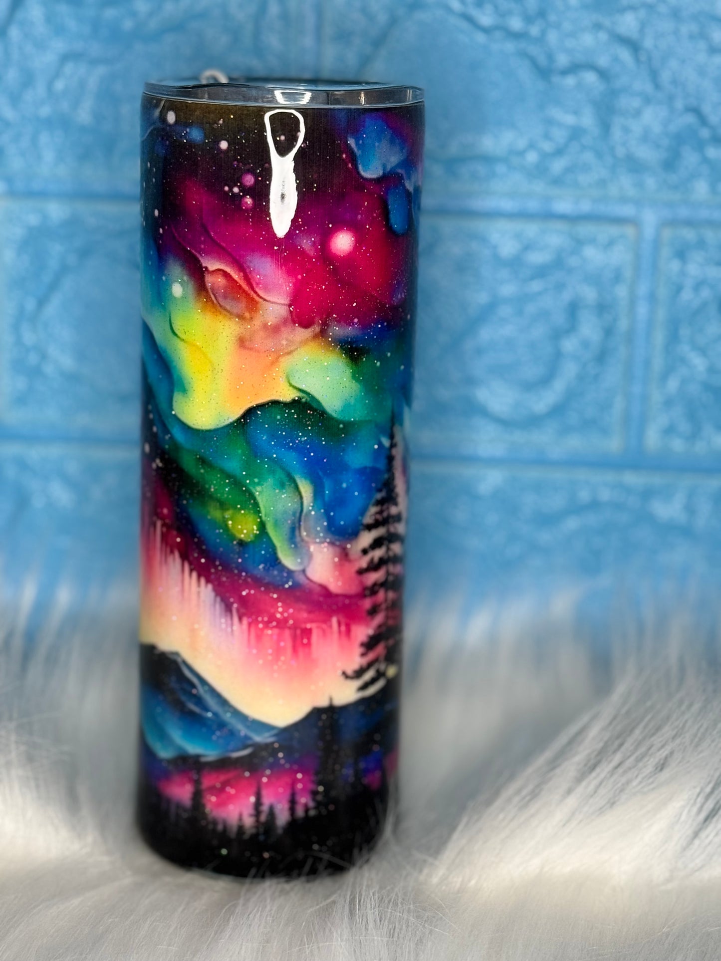 Northern Lights Tumbler - Cissal Hill Designs