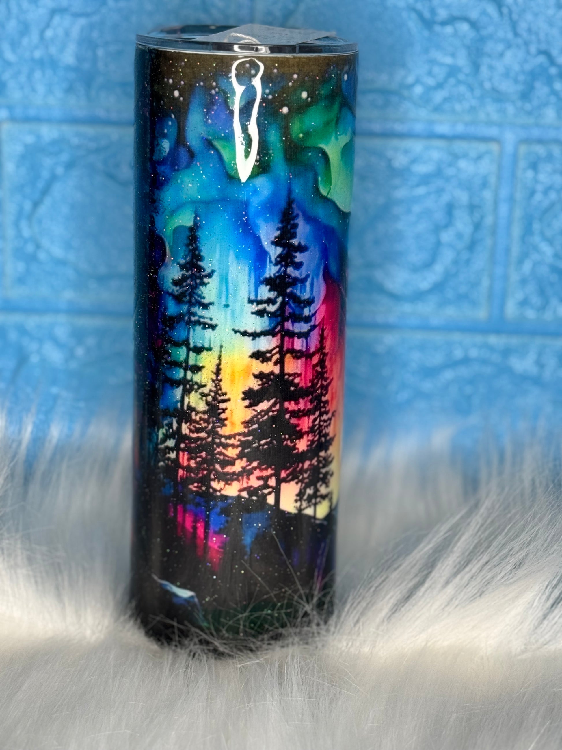 Northern Lights Tumbler - Cissal Hill Designs