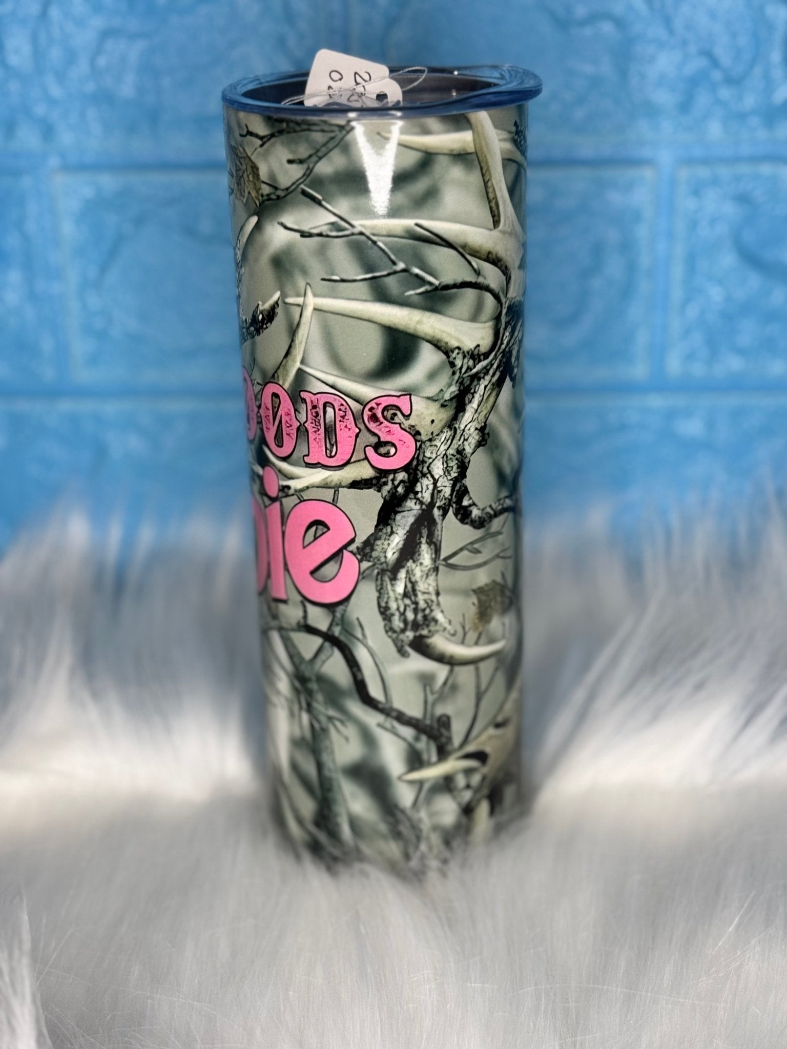 Backwoods Barbie tumbler - Cissal Hill Designs