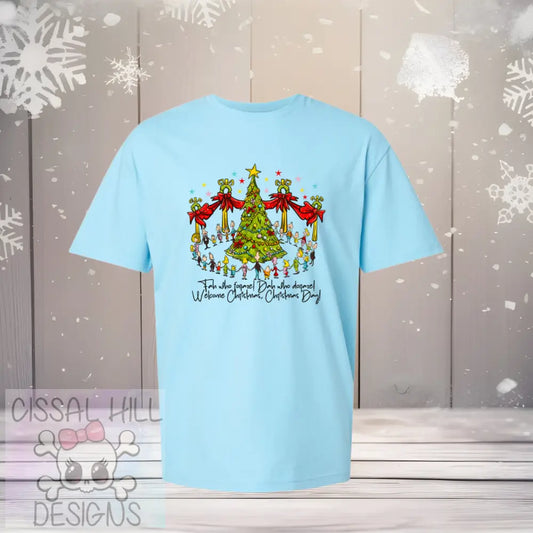 FA WHO TRENDY CHRISTMAS TEE - Cissal Hill Designs